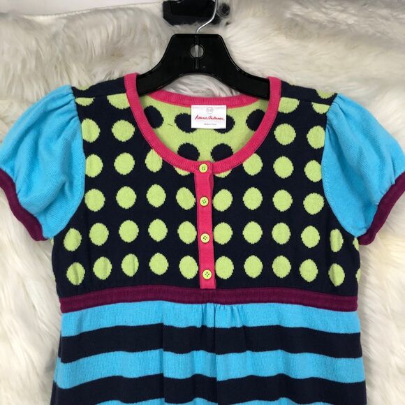 Hannah Anderson Little Girls Sweater Dress SZ 10 (140), Mixed Prints - Picture 2 of 8